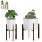Sorbus Adjustable Metal Plant Stand – Mid Century Style Flower Pot Holder, 10 to 16 Inches Planter Stand for Modern Home Décor, Houseplants – Plant & Pot NOT INCLUDED